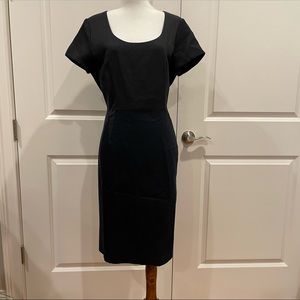 Club Monaco navy midi dress